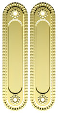 	дверные ручки 	Armadillo SH010/CL золото-24 для раздвижной двери