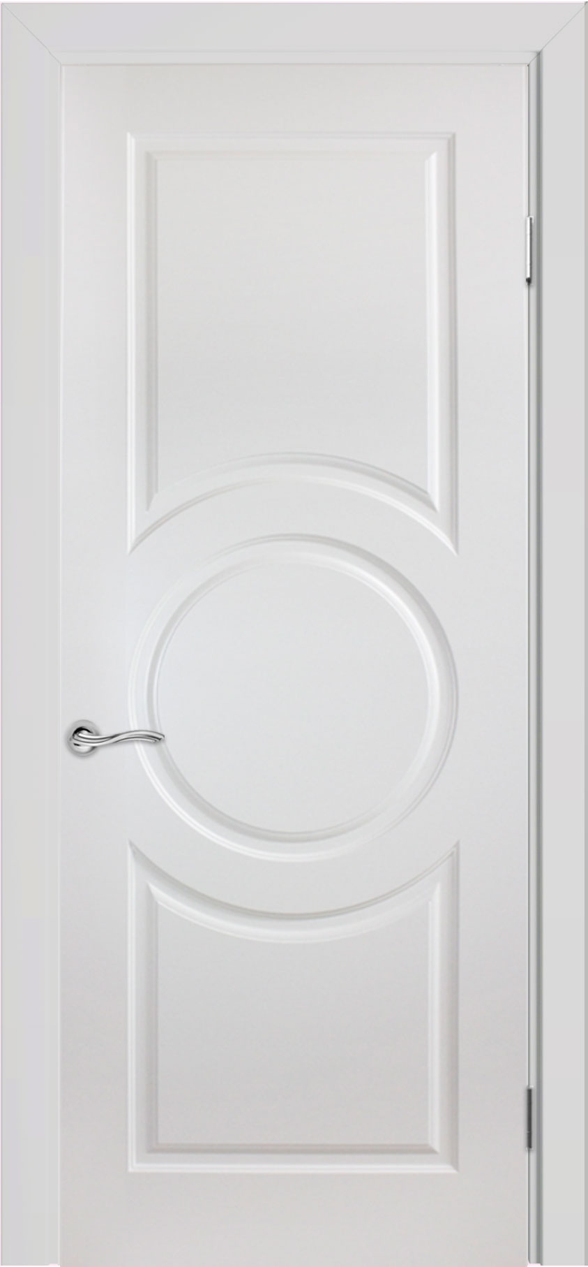 межкомнатные двери  Прованс Классика с фрезеровкой Круг эмаль