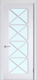 	межкомнатные двери 	Прованс Порта с вкладной решёткой тип 101-4 эмаль